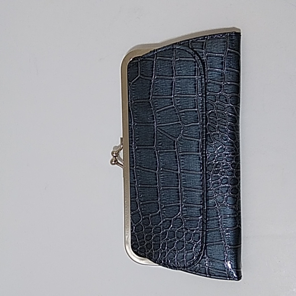 Dressbarn Clutch/Wallet Croc Design